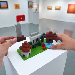 Bộ Lắp Ghép Mô Hình Gỗ Hanoi City (Diorama DIY)