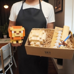 p0. Mô Hình Gỗ Sư Tử