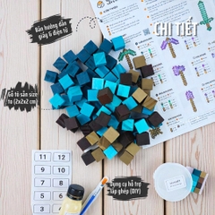 Bộ Lắp Ghép Trang Bị Minecraft Kim Cương (4 Mẫu)