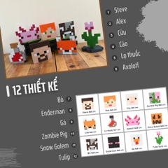 Bộ Chế Tạo 6 Vật Phẩm Treo Tường THU NHỎ (Bộ Steam 2)