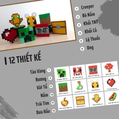 Bộ Chế Tạo 6 Vật Phẩm Treo Tường THU NHỎ (Bộ Steam 1)