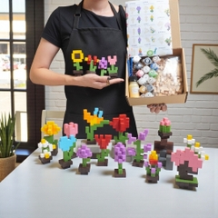 p5. KIT Tự Làm 10 Mô Hình Hoa Gỗ THU NHỎ 1cm (40 mẫu)