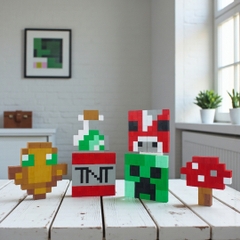 p4. Kit Tự Làm 2 Tranh Frame Minecraft Treo Tường / Wall decor 2cm