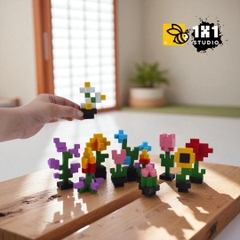 KIT Tự Làm Hoa Gỗ THU NHỎ (40 Mẫu Mô Hình) *Steam