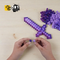 Bộ Lắp Ghép 2 Trang Bị Minecraft Netherite (Thu Nhỏ)