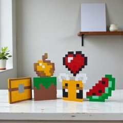 p4. Kit Tự Làm 2 Tranh Frame Minecraft Treo Tường / Wall decor 2cm
