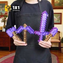 Bộ Lắp Ghép 2 Trang Bị Minecraft Netherite (Thu Nhỏ)