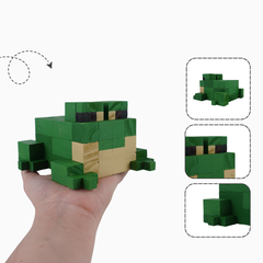 Mô Hình Gỗ Minecraft Frog Ếch (s)