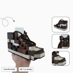 Mô Hình Gỗ Giày Air Jordan 1 Retro High OG x Travis Scott (Art Toy)