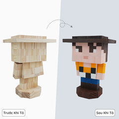 (DIY) Kit Tô Màu Woody Toy Story (size M)