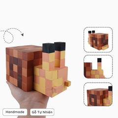 Mô Hình Gỗ Ốc Sên (Art Toy)