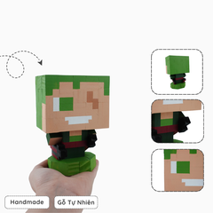 Mô Hình Gỗ Nhân Vật Zoro (One Piece)
