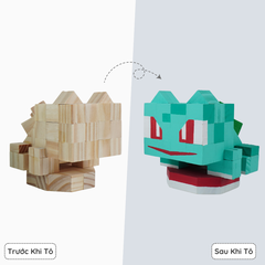(DIY) KIt Tô Màu Bulbasaur (Pokemon)