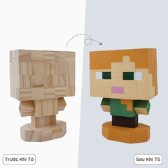 (DIY) Kit Tô Màu Minecraft Alex (size s)