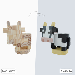 (DIY) Kit Tô Màu Bò Sữa (s)