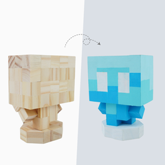 (DIY) Kit Tô Màu Mô Hình Minecraft Allay (s)