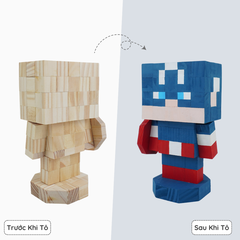 (DIY) KIt Tô Màu Đội Trưởng Mỹ (size M)