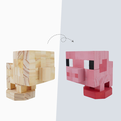 (DIY) Kit Tô Màu Minecraft Pig (Heo)