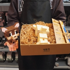 (DIY) Kit Tô Màu Mô Hình Chó Chihuahua Nâu (s)