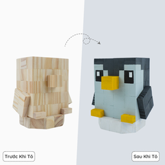 (DIY) Kit Tô Màu Chim Cánh Cụt (size s)
