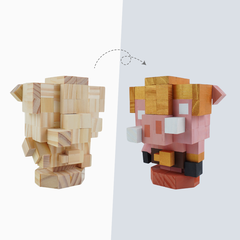 (DIY) Kit Tô Màu Minecraft Portal Guard