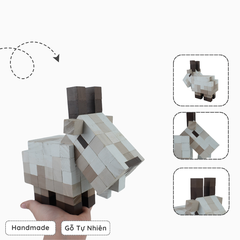 Mô Hình Gỗ Dê Núi (Art Toy)