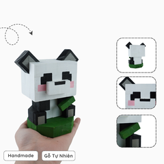 Mô Hình Gỗ Gấu Trúc Panda (size s)