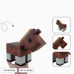 Mô Hình Gỗ Ngựa (Art Toy)