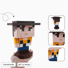 Mô Hình Gỗ Woody Toy Story (size M)