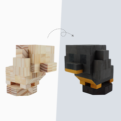 (DIY) Kit Tô Màu Mô Hình Chó Xúc Xích (s)