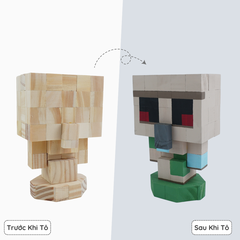 (DIY) KIt Tô Màu Minecraft Iron Golem (size s)