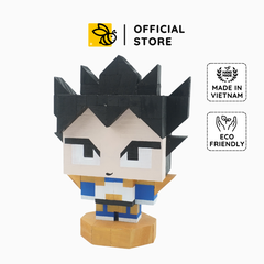 p5. Mô Hình Gỗ Vegeta - 7 Viên Ngọc Rồng (Tô Sẵn)