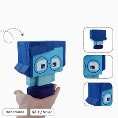 Mô Hình Gỗ Nhân Vật Sadness (Inside Out)