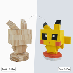 (DIY) Kit Tô Màu Pikachu (Pokemon)