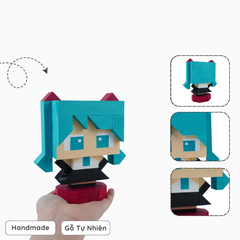 Mô Hình Gỗ Nhân Vật Hatsune Miku