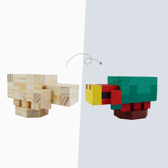 (DIY) Kit Tô Màu Minecraft Sniffer (s)