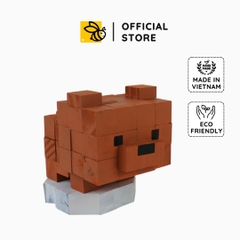 p9 - Mô Hình Gỗ Gấu Nâu Grizzly (We bare bear)