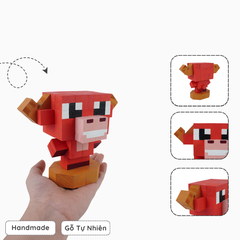 Mô Hình Gỗ 12 Con Giáp Sửu (Trâu)