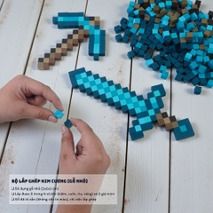 p2. Bộ Lắp Ghép 2 Trang Bị Minecraft Thu Nhỏ (1cm)