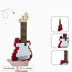 Mô Hình Gỗ Đàn Guitar Điện (size s)