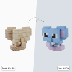 (DIY) Kit Tô Màu Voi (size s)