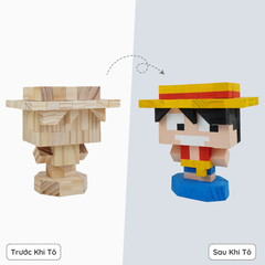 (DIY) Kit Tô Màu Monkey D.Luffy