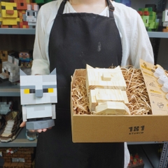 (DIY) Kit Tô Màu Mô Hình Chim Cú Mèo (s)