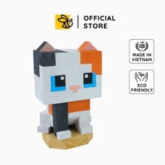 p5 - Mô Hình Gỗ Mèo Tam Thể