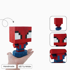 Mô Hình Gỗ Spiderman (size s)