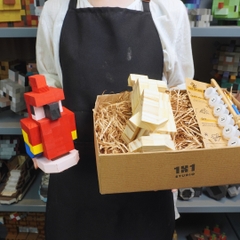(DIY) Kit Tô Màu Mô Hình Minecraft Vẹt (s)