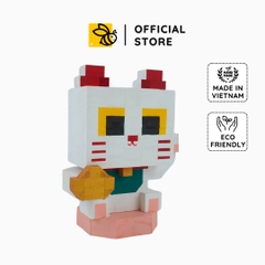 p5 - Mô Hình Gỗ Mèo Thần Tài Maneki-neko