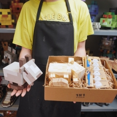 (DIY) Kit Tô Màu Mô Hình Minecraft Goat Dê Núi (s)
