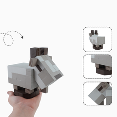 Mô Hình Gỗ Minecraft Goat Dê Núi (s)