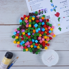 p5 - Bộ Lắp Ghép 7 Bông Hoa S14 (Bộ 1)